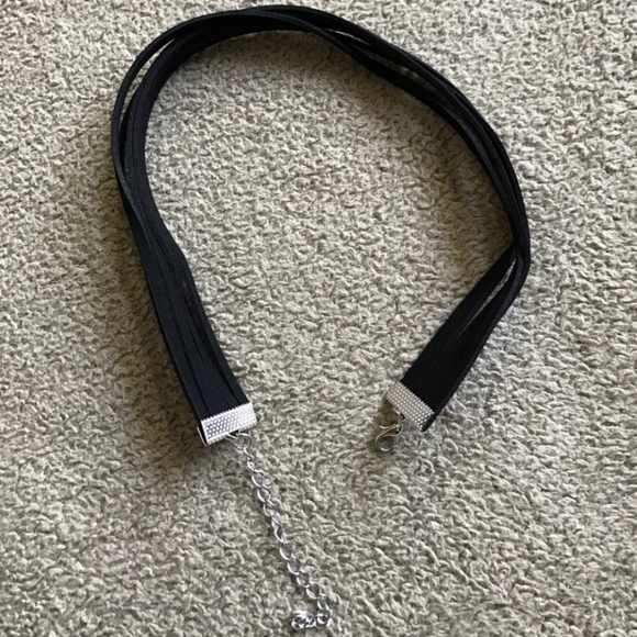 Black Suede Multilayer Choker - Picture 4 of 5